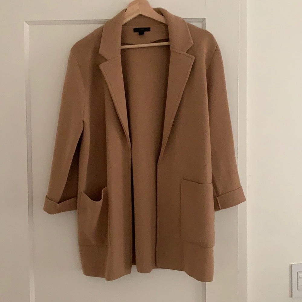 J. Crew Sweater blazer (Sophie sweater) in Camel